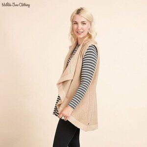Matilda Jane Open Long Cardigan Sarah Vest Small